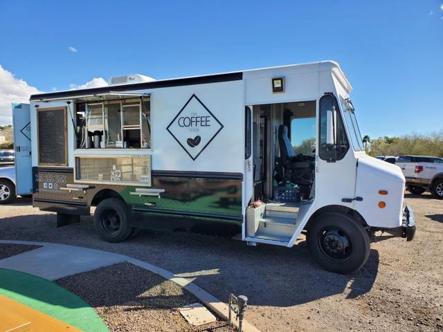 Service side with window open